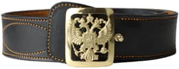 Ремень генеральский с подкладом (пряжка с орлом)